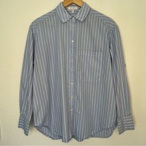 AYR cotton striped button down shirt small